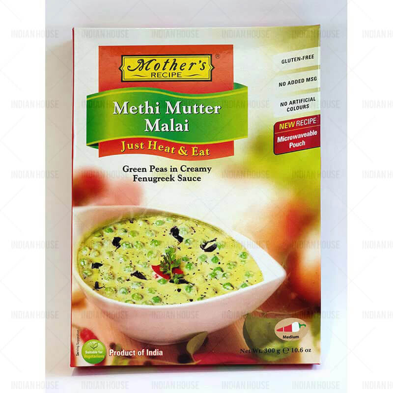 MR Methi Mutter Malai - ready-made dish with green peas and fenugreek 300g