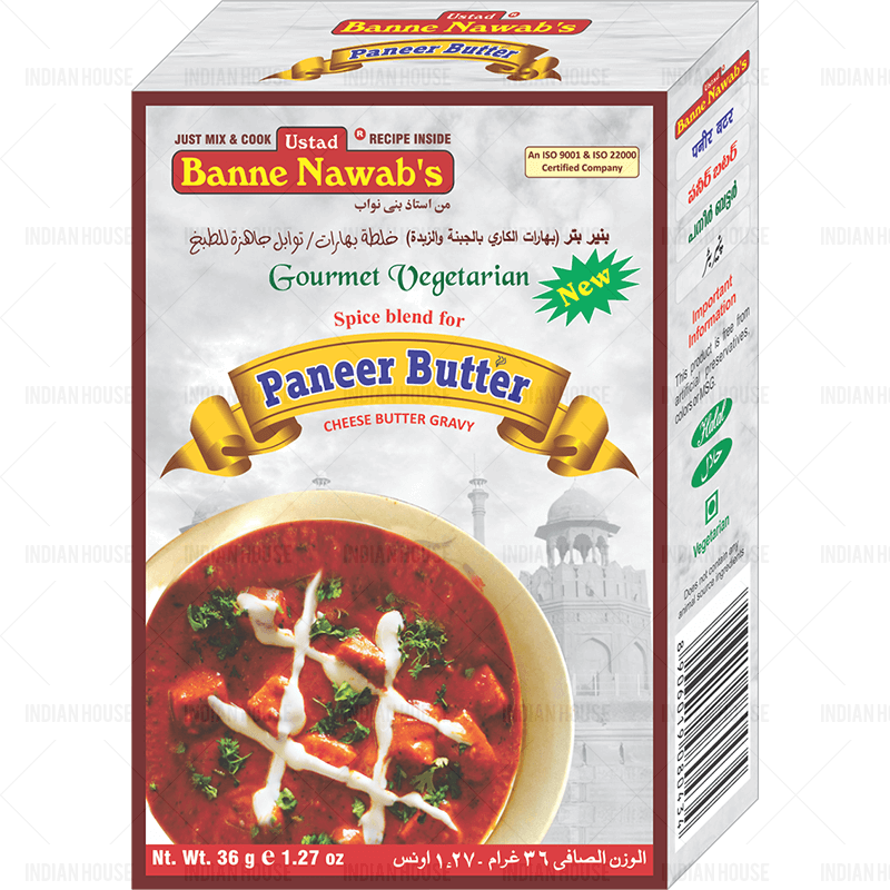 BANNE NAWAB'S PANEER BUTTER MASALA 36GM