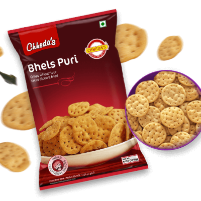 CHHEDA'S BHEL PURI'S PURI – wheat flour cookies 170 gm