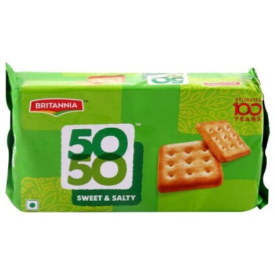 Britannia 50-50 Sweet and Salty - sweet and salty cookies, large package, 372 g