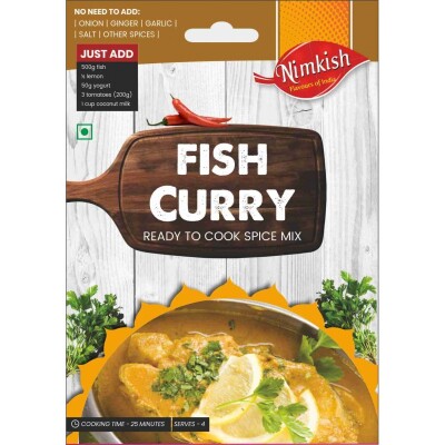 NIMKISH FISH CURRY MASALA - a ready-made mixture of spices for fish curry