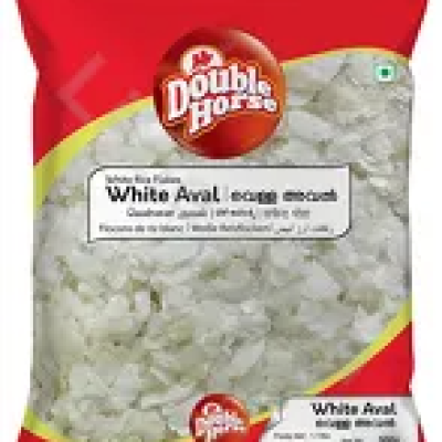 White Aval (Rice Flakes) Double Horse 500g