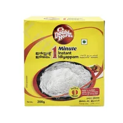 Rice Noodles Instant Idiyappam White Double Horse 200g