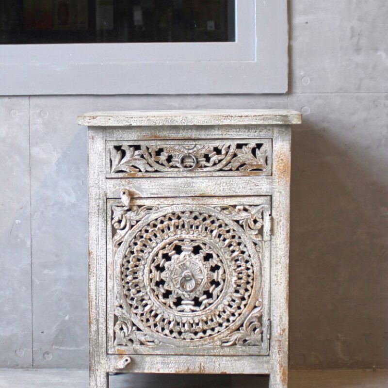 ORIENT MANDALA WOODEN CABINET
