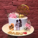 CAKE PHOTO PRINT EGG LESS( 2  POUND)